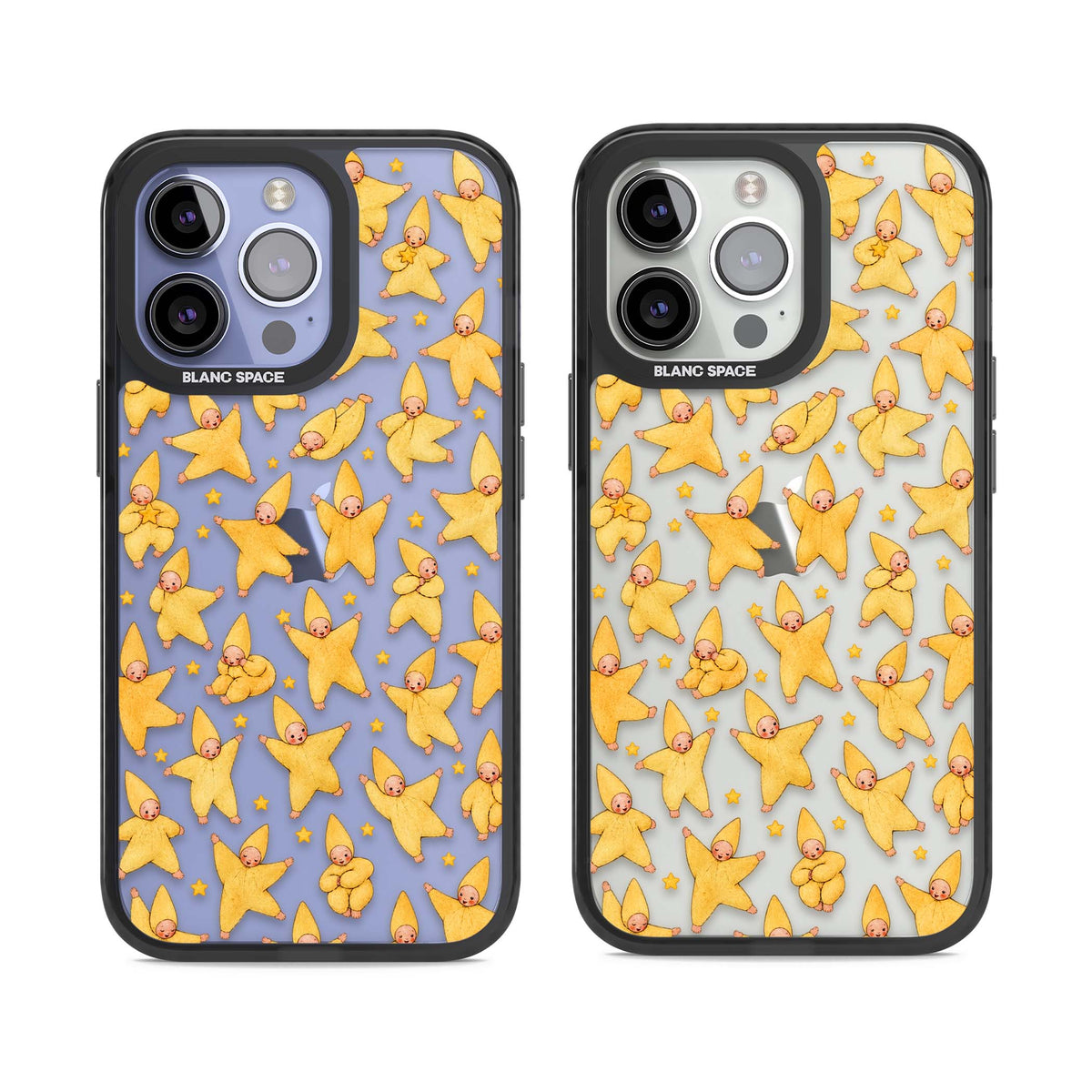 Dancing Star Babies for her iPhone case | Black Impact case for iPhone 13 Pro, iPhone 14 Pro, iPhone 15 Pro