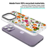 Whimsical Wildflowers Clear Impact Phone Case for iPhone 13 Pro, iPhone 14 Pro, iPhone 15 Pro