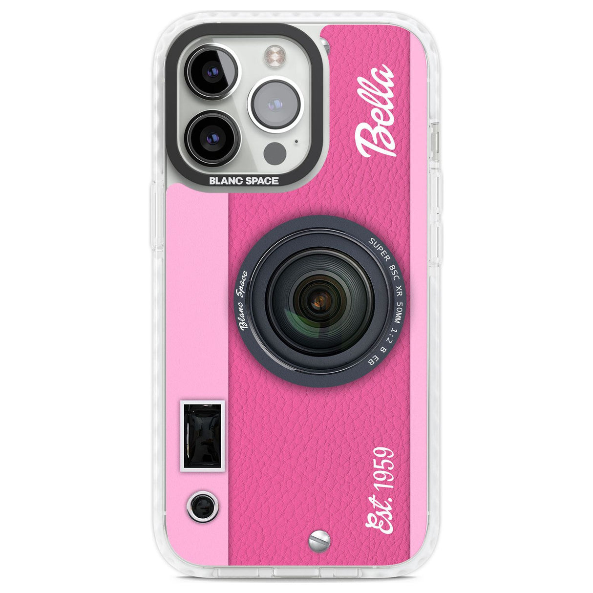 Personalised Pink Dream CameraPhone Case for iPhone 14 Pro