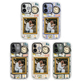 Personalised Vintage Photo Frame Collage Clear Impact Phone Case for iPhone 13 Pro, iPhone 14 Pro, iPhone 15 Pro