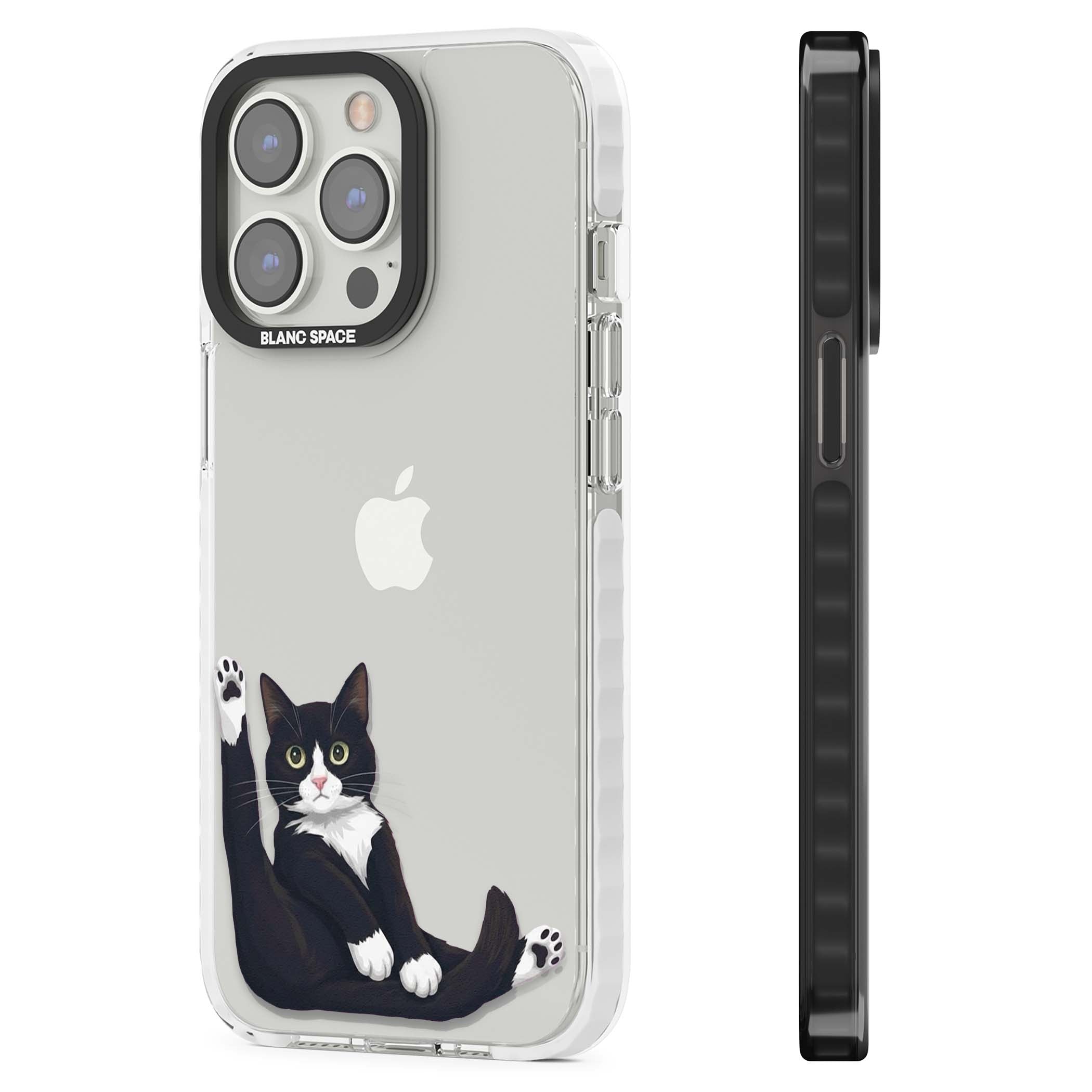 Mid-Groom Cat animals iPhone case | Clear Impact case for iPhone 13 Pro, iPhone 14 Pro, iPhone 15 Pro