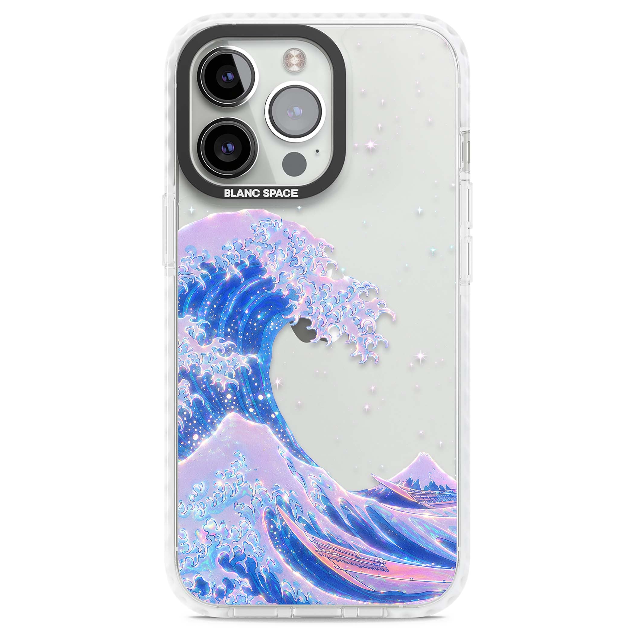 The Great Wave In Opal japanese iPhone case | Clear Impact case for iPhone 13 Pro, iPhone 14 Pro, iPhone 15 Pro