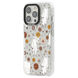 Halloween Skulls and FlowersPhone Case for iPhone 14 Pro