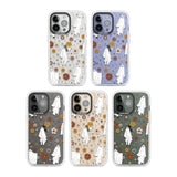 Halloween Skulls and FlowersPhone Case for iPhone 14 Pro