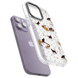 Halloween Skulls and FlowersPhone Case for iPhone 14 Pro