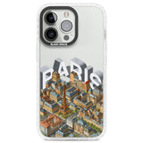 Paris Clear Impact Phone Case for iPhone 13 Pro, iPhone 14 Pro, iPhone 15 Pro