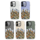 Paris Clear Impact Phone Case for iPhone 13 Pro, iPhone 14 Pro, iPhone 15 Pro