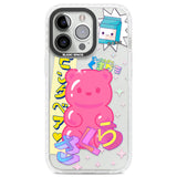 Kawaii Pink Bear Collage Clear Impact Phone Case for iPhone 13 Pro, iPhone 14 Pro, iPhone 15 Pro