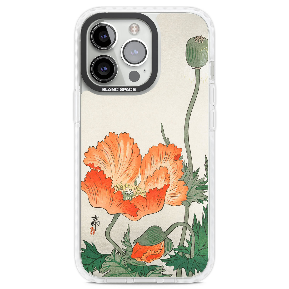 Birds and Plants by Ohara Koson Clear Impact Phone Case for iPhone 13 Pro, iPhone 14 Pro, iPhone 15 Pro