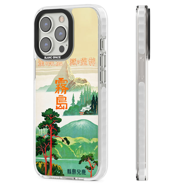 Japan Travel Poster (1930s) Clear Impact Phone Case for iPhone 13 Pro, iPhone 14 Pro, iPhone 15 Pro