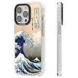 Great Wave Clear Impact Phone Case for iPhone 13 Pro, iPhone 14 Pro, iPhone 15 Pro