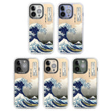 Great Wave Clear Impact Phone Case for iPhone 13 Pro, iPhone 14 Pro, iPhone 15 Pro