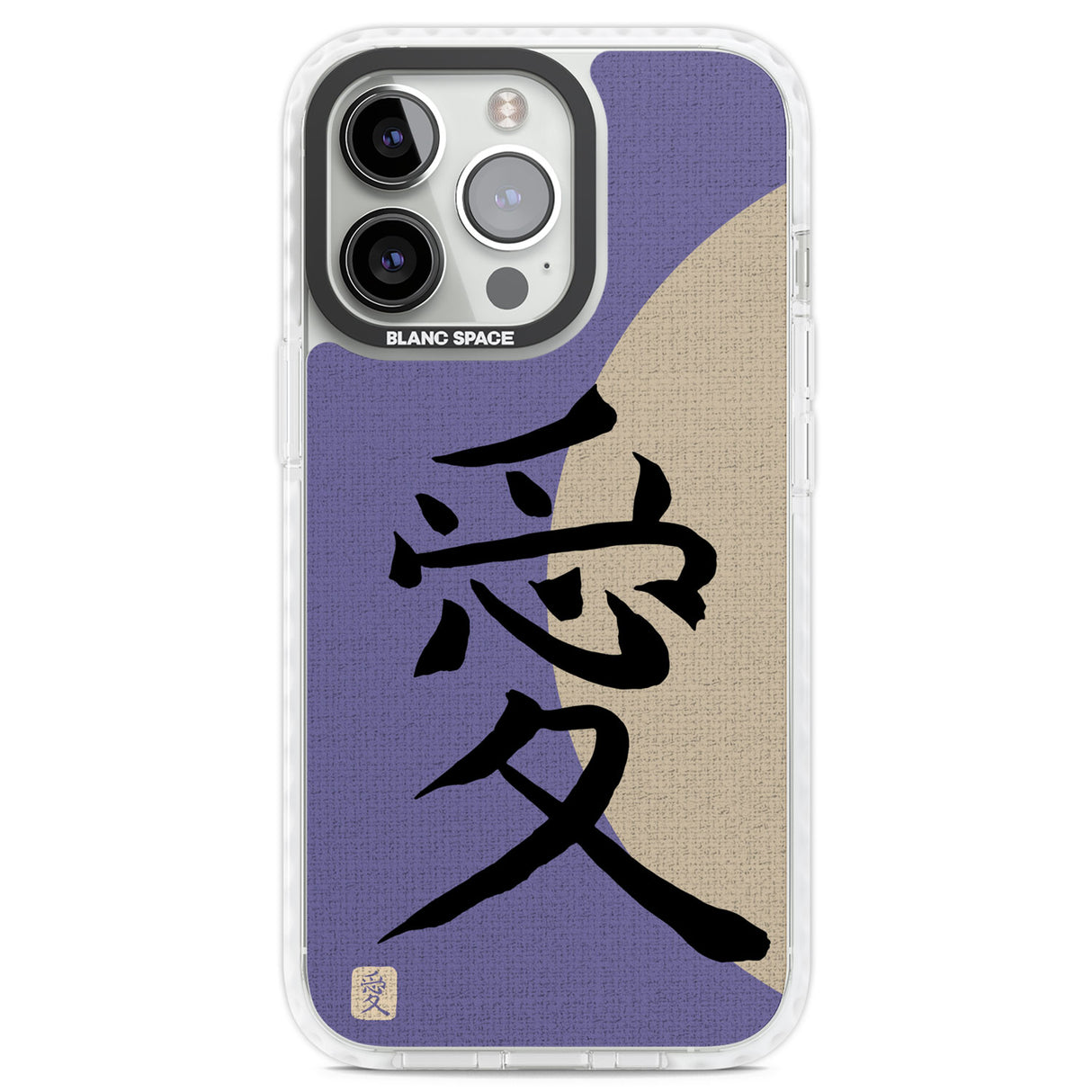 Vintage Japanese Kanji - Love Clear Impact Phone Case for iPhone 13 Pro, iPhone 14 Pro, iPhone 15 Pro