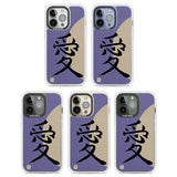 Vintage Japanese Kanji - Love Clear Impact Phone Case for iPhone 13 Pro, iPhone 14 Pro, iPhone 15 Pro