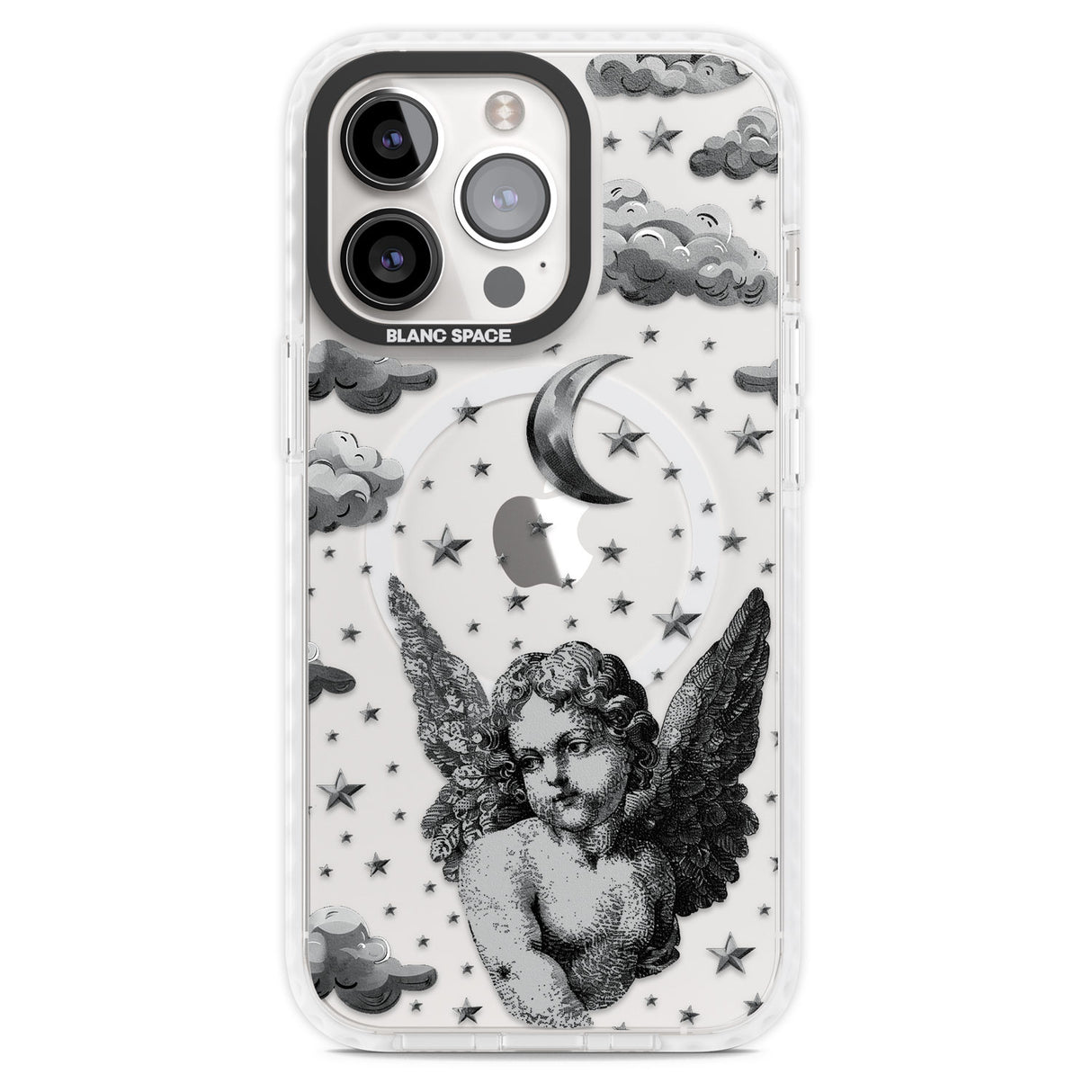 Celestial Cherub Magsafe Impact Phone Case for iPhone 13 Pro, iPhone 14 Pro, iPhone 15 Pro