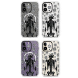 Skeleton Flower Magsafe Impact Phone Case for iPhone 13 Pro, iPhone 14 Pro, iPhone 15 Pro