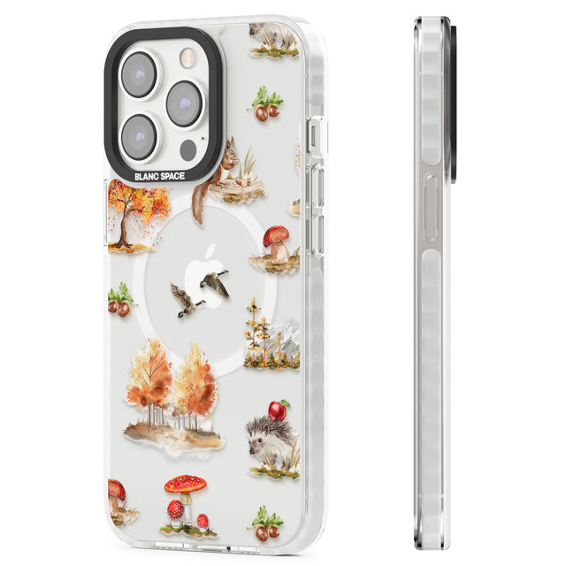 Fall Forest Friends Magsafe Impact Phone Case for iPhone 13 Pro, iPhone 14 Pro, iPhone 15 Pro