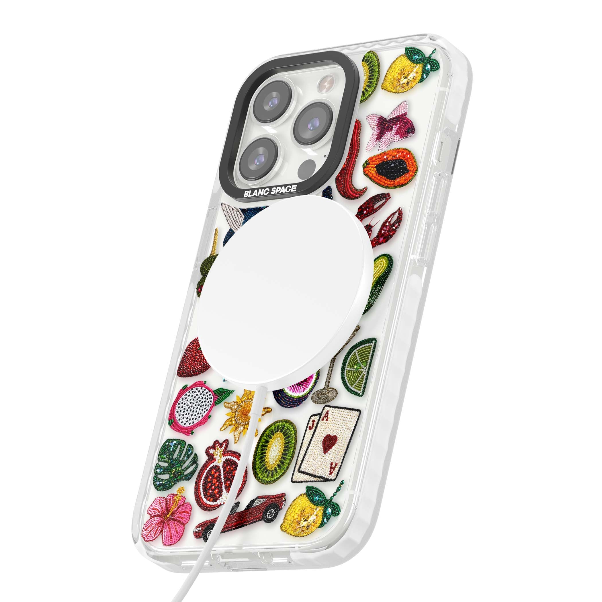 Beaded Mix cute iPhone case | Impact Magsafe case for iPhone 13 Pro, iPhone 14 Pro, iPhone 15 Pro