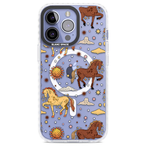 Boho Celestial Wild Horses