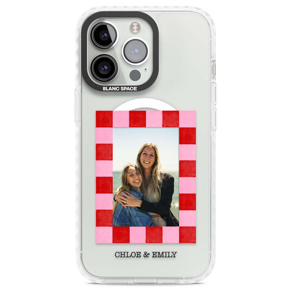 Personalised Bubblegum Check Photo