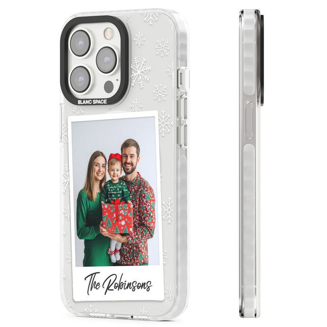 Personalised Snowflake Photo Magsafe Impact Phone Case for iPhone 13 Pro, iPhone 14 Pro, iPhone 15 Pro