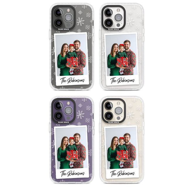 Personalised Snowflake Photo Magsafe Impact Phone Case for iPhone 13 Pro, iPhone 14 Pro, iPhone 15 Pro