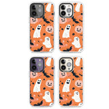 Orange Halloween Pattern Magsafe Impact Phone Case for iPhone 13 Pro, iPhone 14 Pro, iPhone 15 Pro