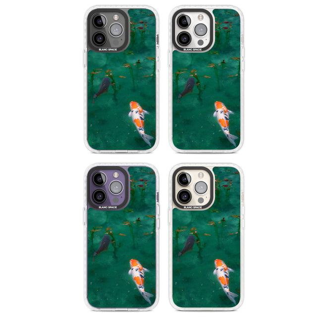 Koi Fish Magsafe Impact Phone Case for iPhone 13 Pro, iPhone 14 Pro, iPhone 15 Pro