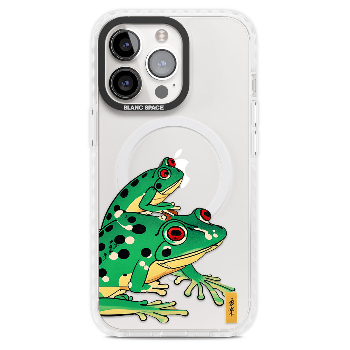 Matsumoto Hoji Frog Green Magsafe Impact Phone Case for iPhone 13 Pro, iPhone 14 Pro, iPhone 15 Pro