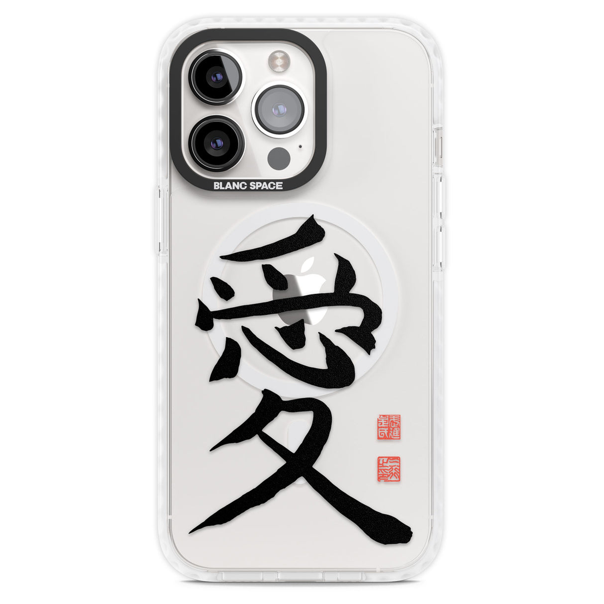 Japanese Kanji - Love Magsafe Impact Phone Case for iPhone 13 Pro, iPhone 14 Pro, iPhone 15 Pro