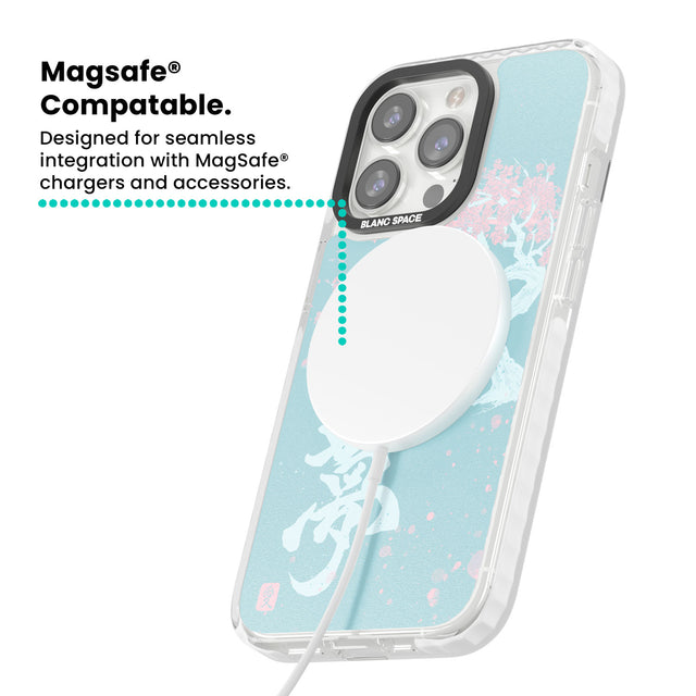 Dreams & Cherry Blossom Magsafe Impact Phone Case for iPhone 13 Pro, iPhone 14 Pro, iPhone 15 Pro