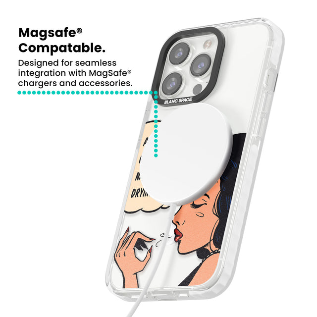 Drying Nails - Pop Art Magsafe Impact Phone Case for iPhone 13 Pro, iPhone 14 Pro, iPhone 15 Pro