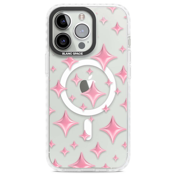 Pink Puff Sparkle Pattern