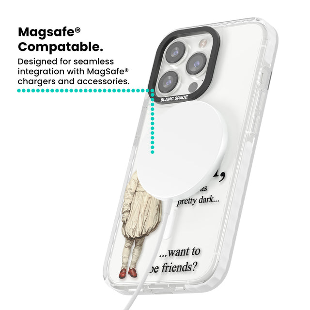 Want to be Friends? Magsafe Impact Phone Case for iPhone 13 Pro, iPhone 14 Pro, iPhone 15 Pro