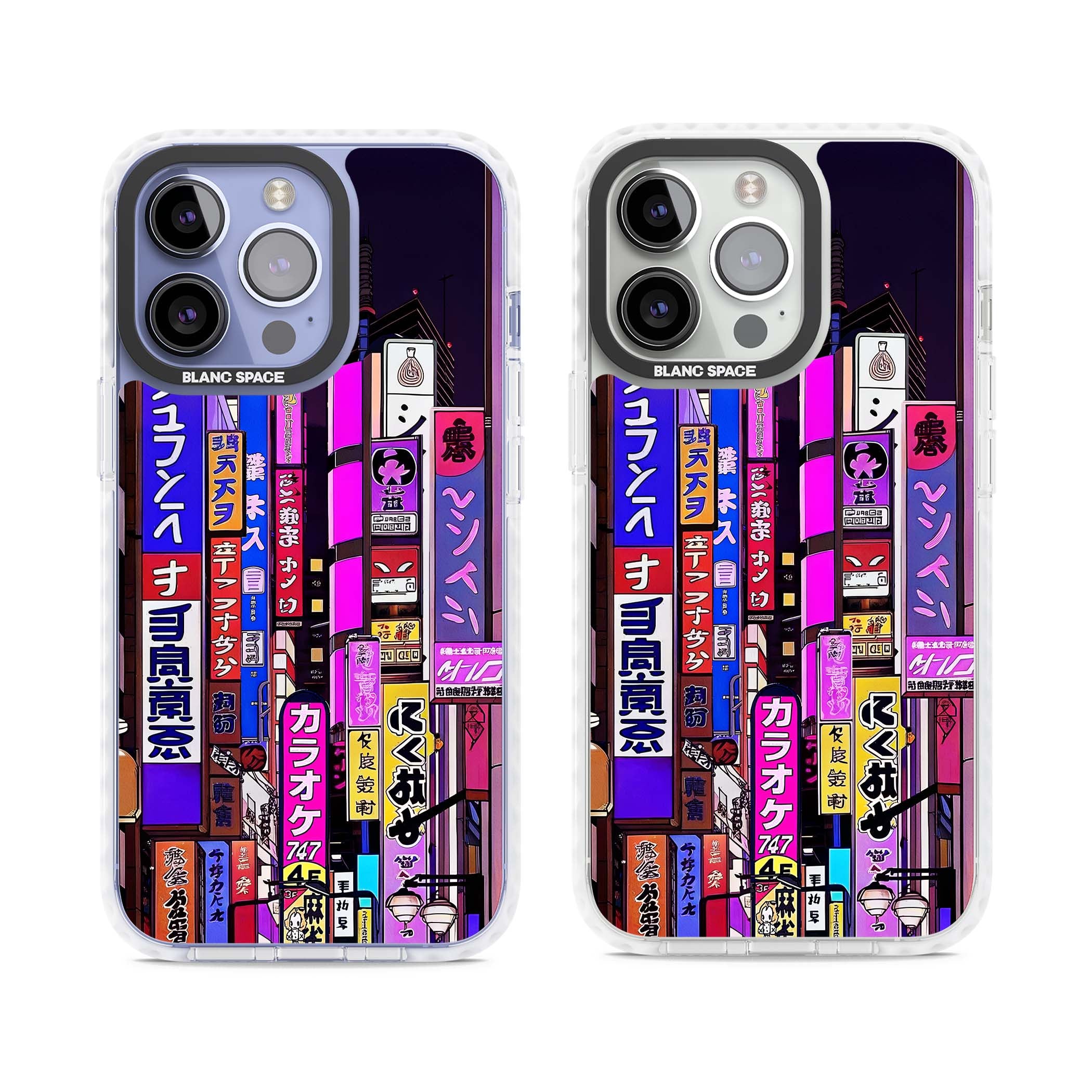 NEON NIGHT anime iPhone case | Clear Impact case for iPhone 13 Pro, iPhone 14 Pro, iPhone 15 Pro