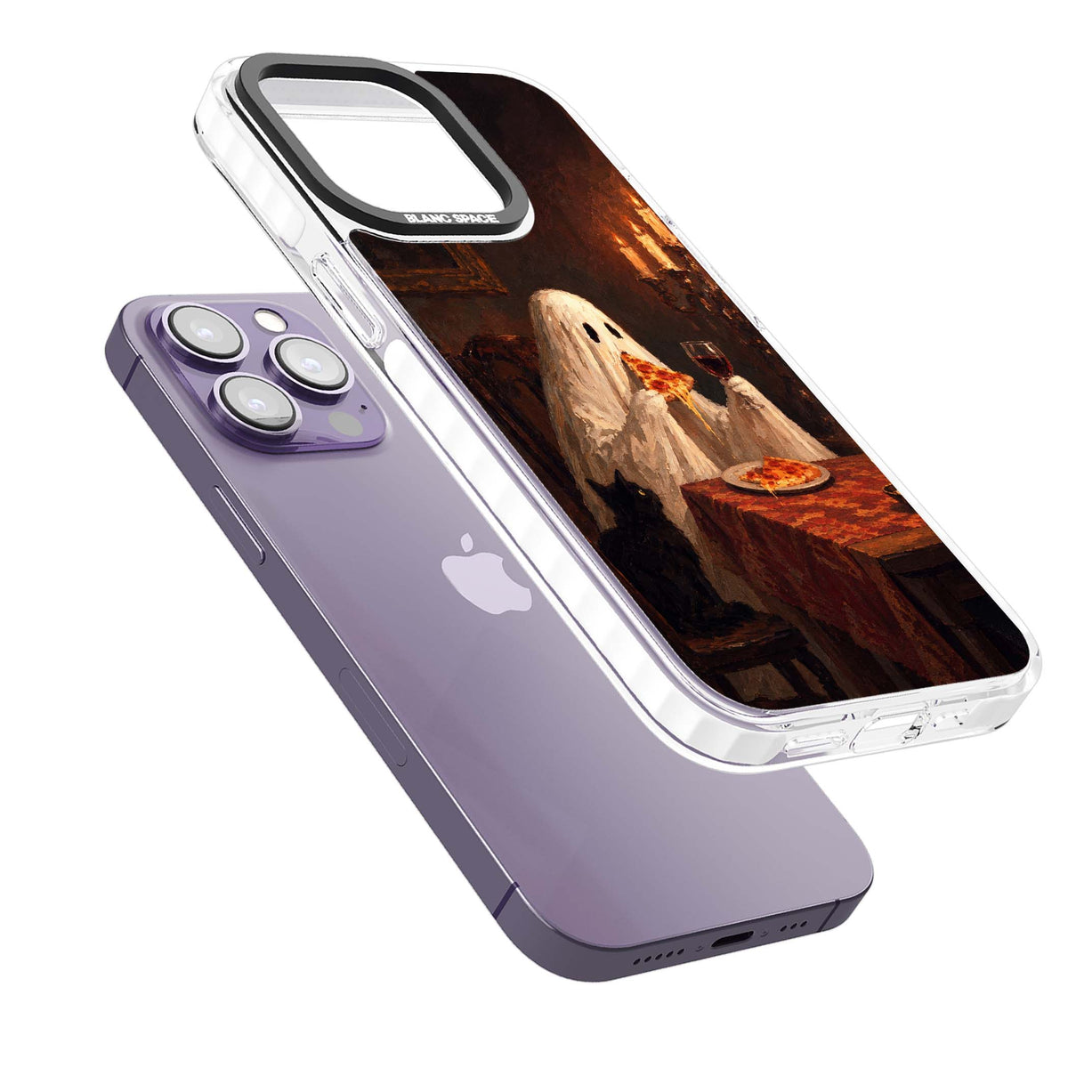 Lonely Night In art iPhone case | Clear Impact case for iPhone 13 Pro, iPhone 14 Pro, iPhone 15 Pro