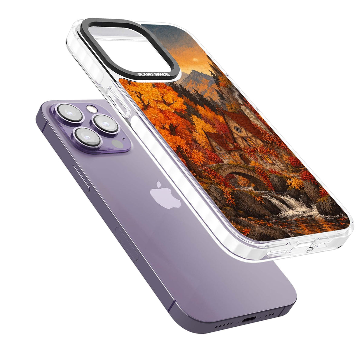 Auburn Cottage iPhone case | Clear Impact case for iPhone 13 Pro, iPhone 14 Pro, iPhone 15 Pro