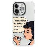 Drying Nails - Pop Art Clear Impact Phone Case for iPhone 13 Pro, iPhone 14 Pro, iPhone 15 Pro