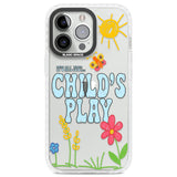 Child's Play Clear Impact Phone Case for iPhone 13 Pro, iPhone 14 Pro, iPhone 15 Pro