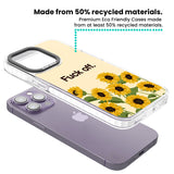 Fuck off Clear Impact Phone Case for iPhone 13 Pro, iPhone 14 Pro, iPhone 15 Pro