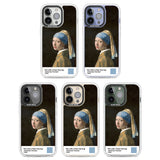 Girl with a Pearl Earring Clear Impact Phone Case for iPhone 13 Pro, iPhone 14 Pro, iPhone 15 Pro