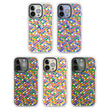 Multicolour Polka-dot Fiesta Clear Impact Phone Case for iPhone 13 Pro, iPhone 14 Pro, iPhone 15 Pro