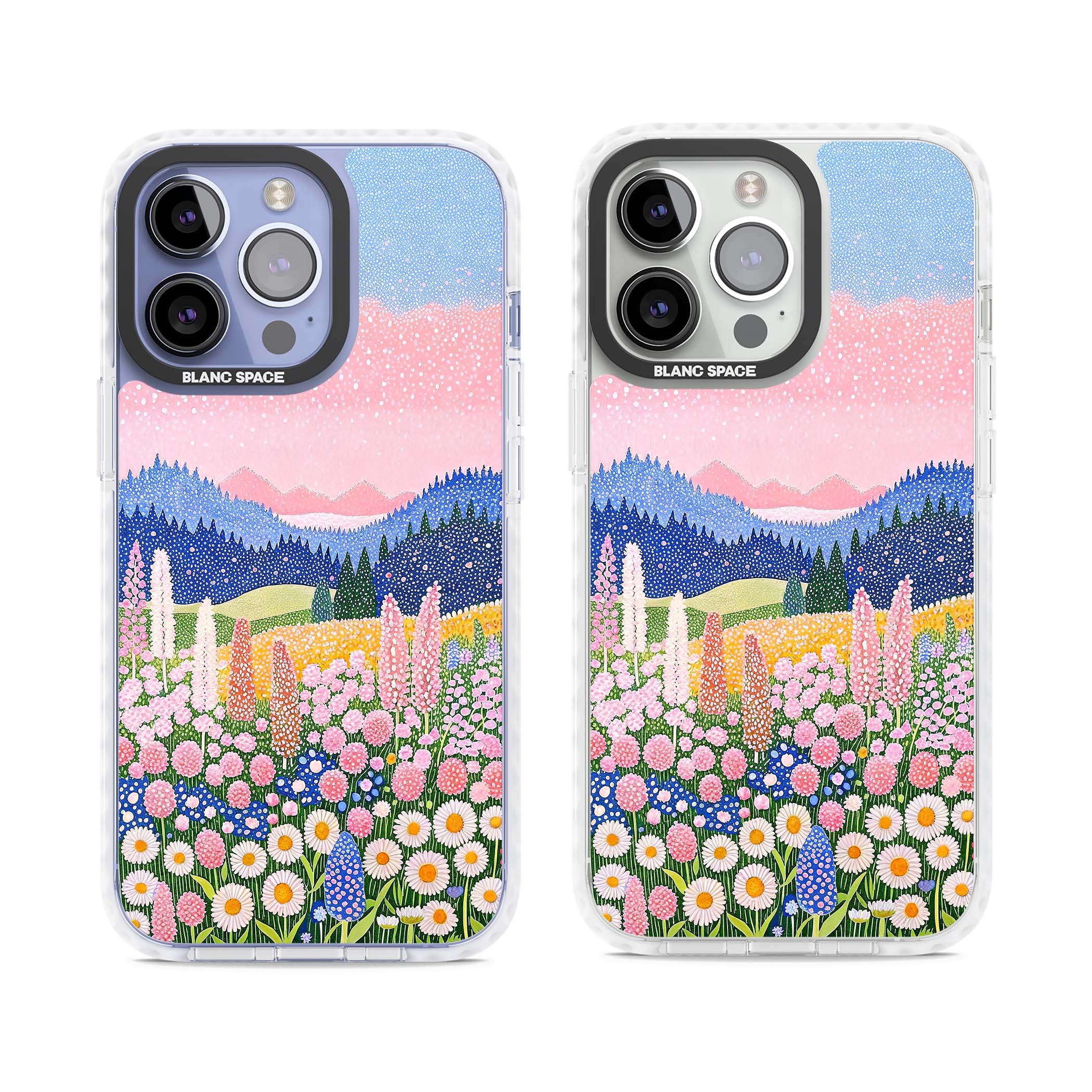 Valley Horizon cottagecore iPhone case | Clear Impact case for iPhone 13 Pro, iPhone 14 Pro, iPhone 15 Pro