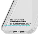 Fuck off Clear Impact Phone Case for iPhone 13 Pro, iPhone 14 Pro, iPhone 15 Pro