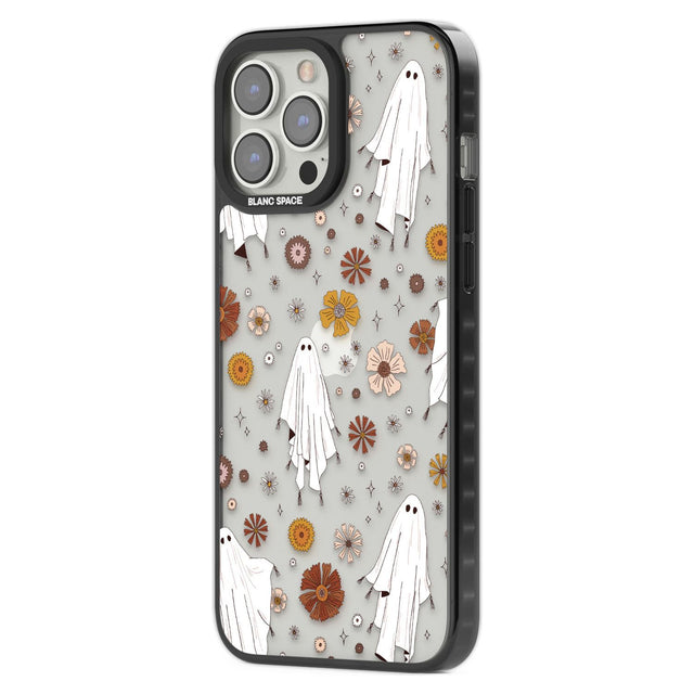 Halloween Skulls and FlowersPhone Case for iPhone 14 Pro Max