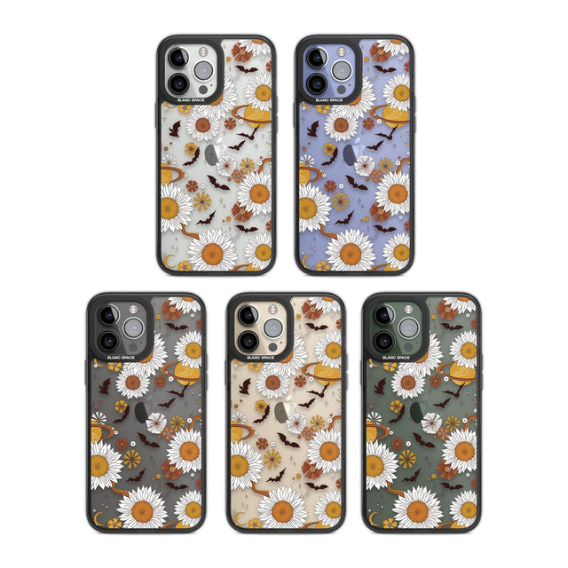 Halloween Skulls and FlowersPhone Case for iPhone 14 Pro Max