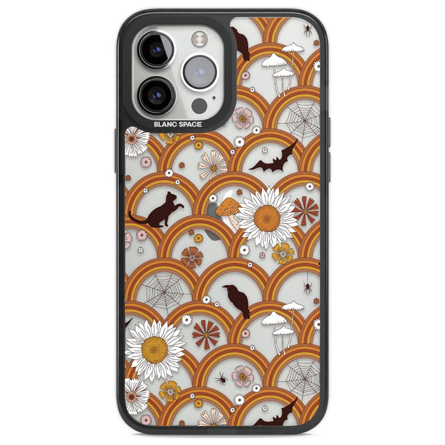 Halloween Skulls and FlowersPhone Case for iPhone 14 Pro Max