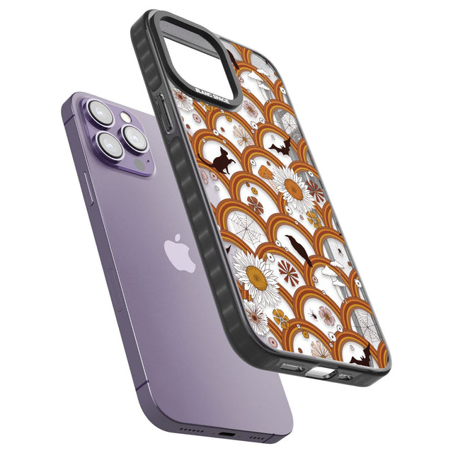 Halloween Skulls and FlowersPhone Case for iPhone 14 Pro Max