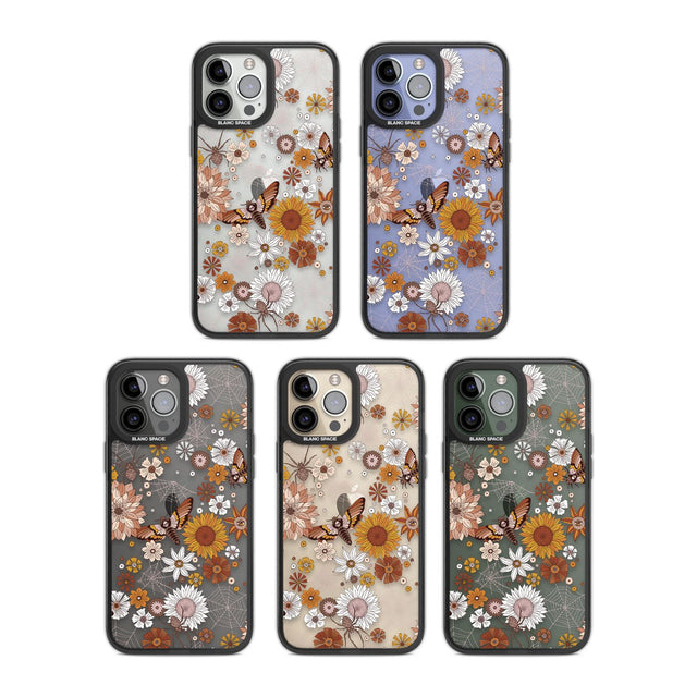 Halloween Skulls and FlowersPhone Case for iPhone 14 Pro Max