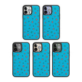 Blue Heartstopper Stars Pattern Phone Case for iPhone 14 Pro Max